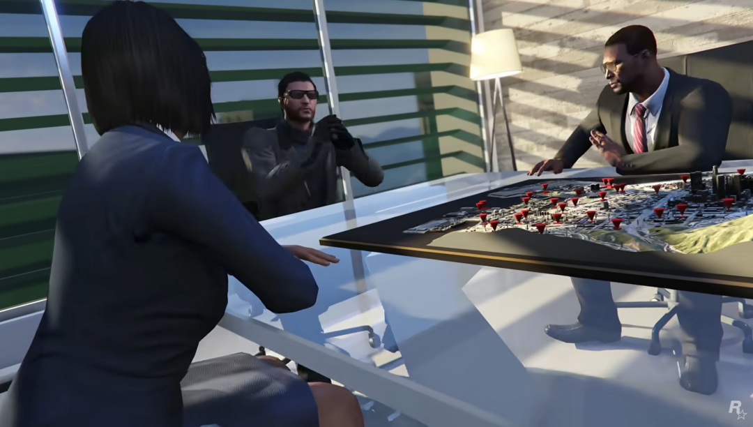 [GTA5의 NPC들, 출처:Rockstar games 의 GTA 5 트레일러]
