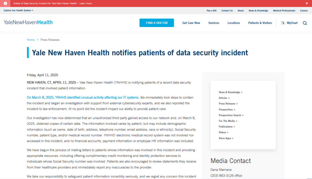 https://www.ynhhs.org/news/yale-new-haven-health-notifies-patients-of-data-security-incident