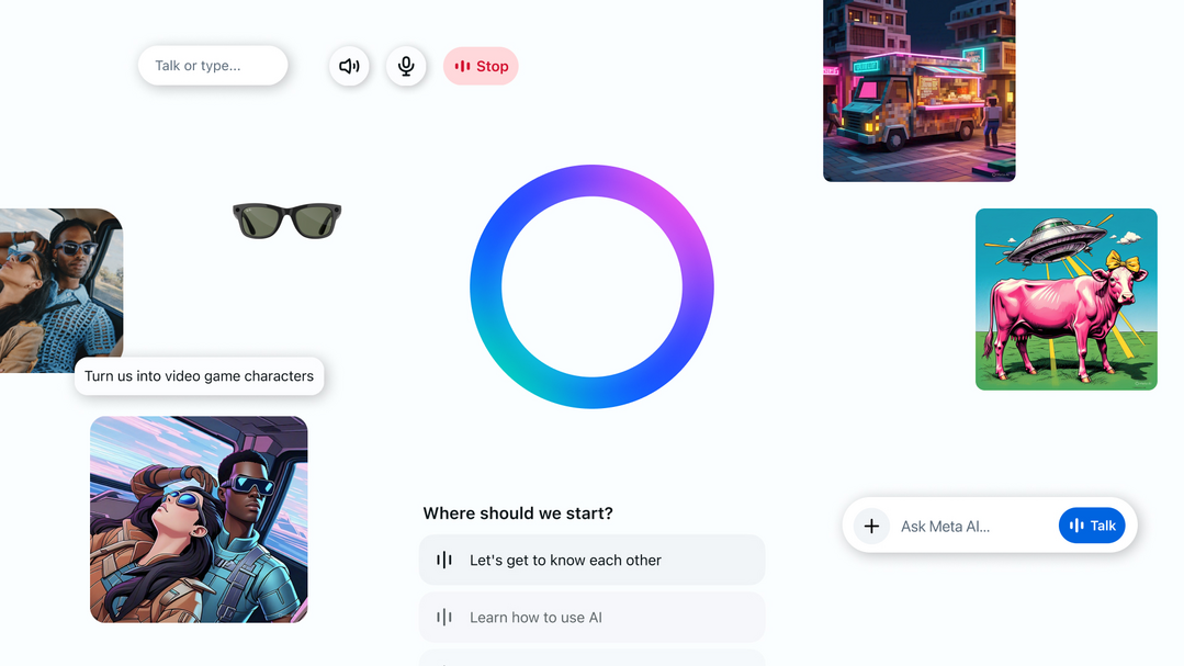 그림2. Meta AI App (출처: Meta)