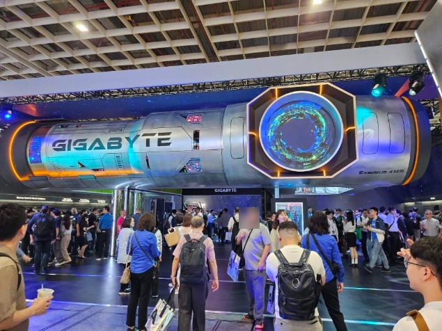 [대만 타이베이=X] COMPUTEX 2025 기가바이트 전시관
