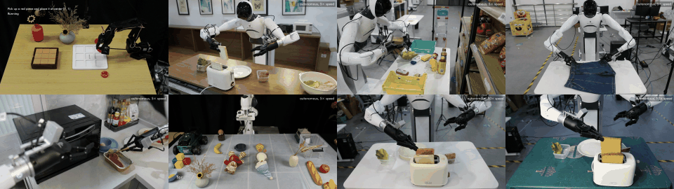 EmbodiedOneVision: Interleaved Vision-Text-Action Pretraining for General Robot Control