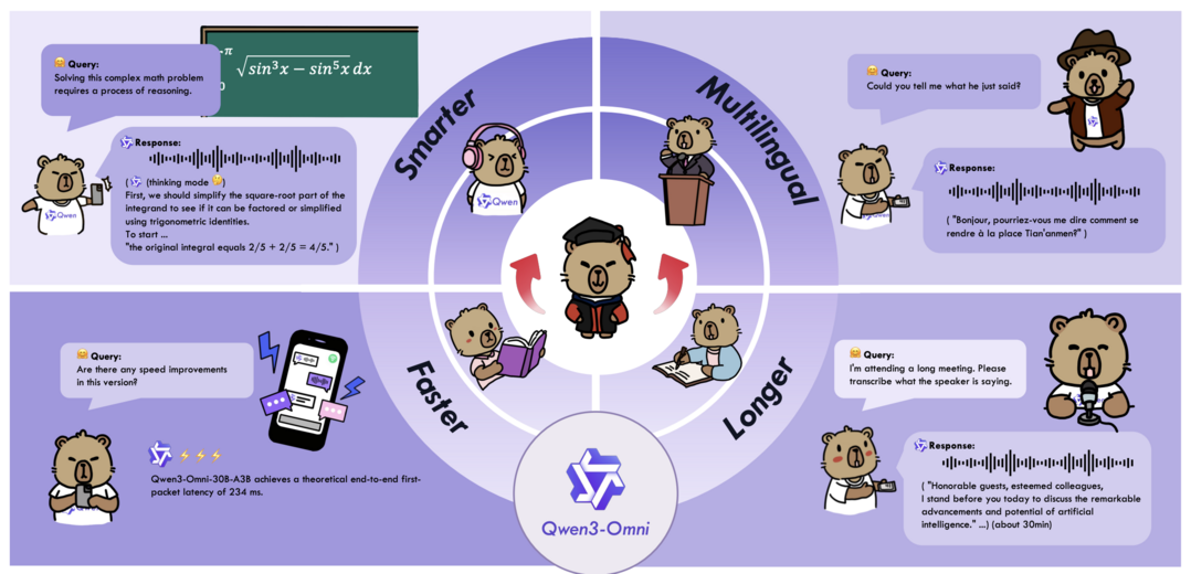 Qwen3-Omni Technical Report