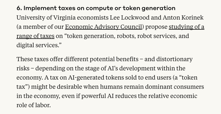 그림4. Economic Advisory Council이 제안하는 Token Tax (출처: Anthropic)