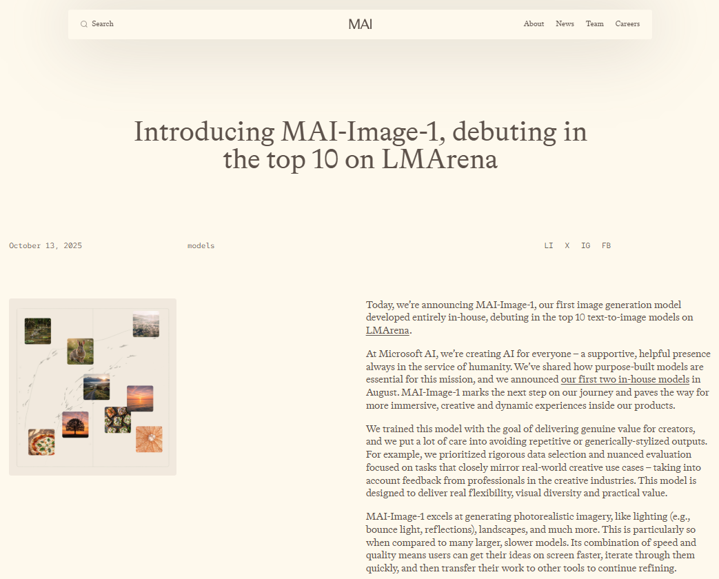 https://microsoft.ai/news/introducing-mai-image-1-debuting-in-the-top-10-on-lmarena/