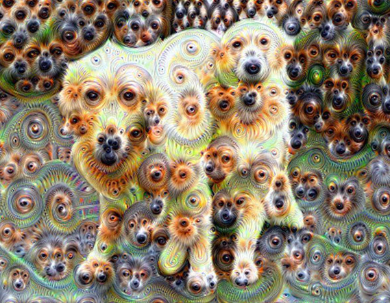 그림1.DeepDream 생성 이미지 (출처:richardfrazer)