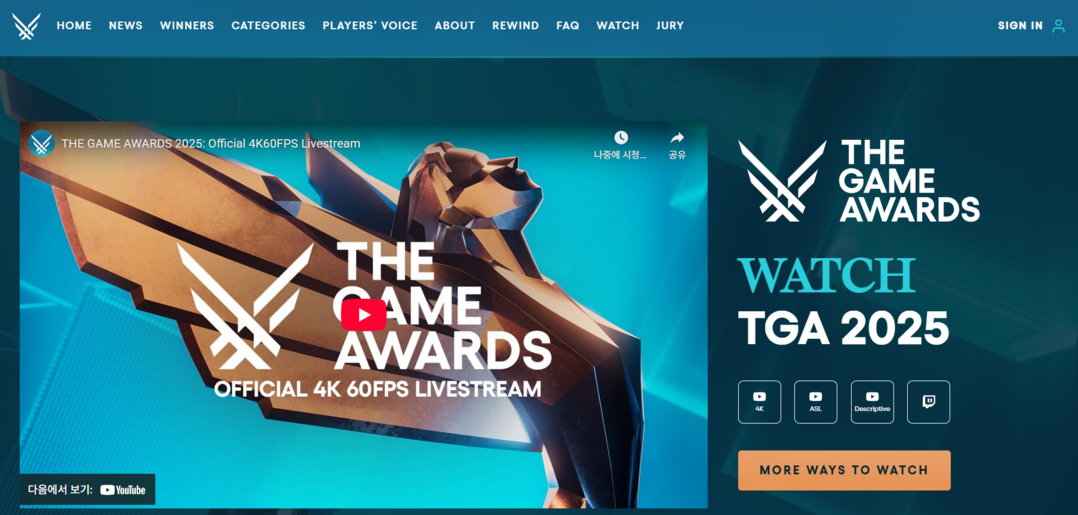 https://thegameawards.com/