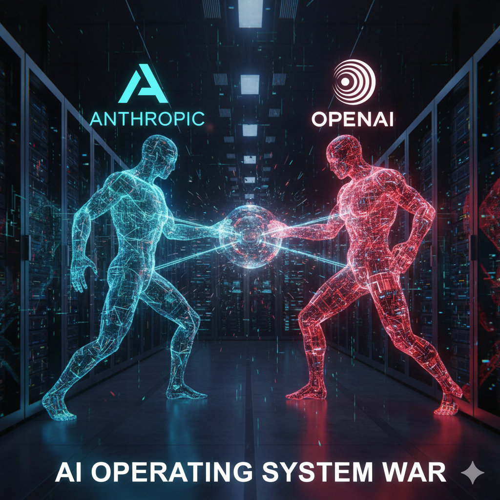 [메타X(MetaX)]앤트로픽 vs 오픈AI, AI 운영체제 전쟁