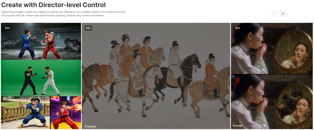 [메타X(MetaX)] 실제 촬영 영상, 그림, 이미지를 레퍼런스로 입력하면 전혀 다른 스타일의 영상으로 변환해주는 Seedance 2.0의 R2V(Reference-to-Video) 기능; 다.https://seed.bytedance.com/en/seedance2_0