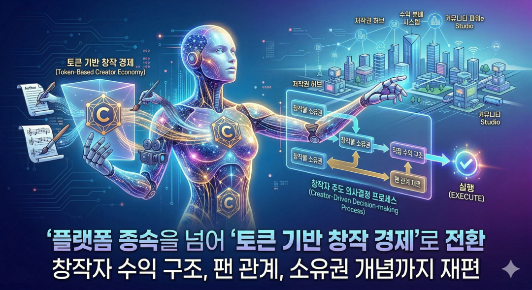 [심층분석] ‘Tokenized Creator Economy’ 시대, 창작은 자산이 된다