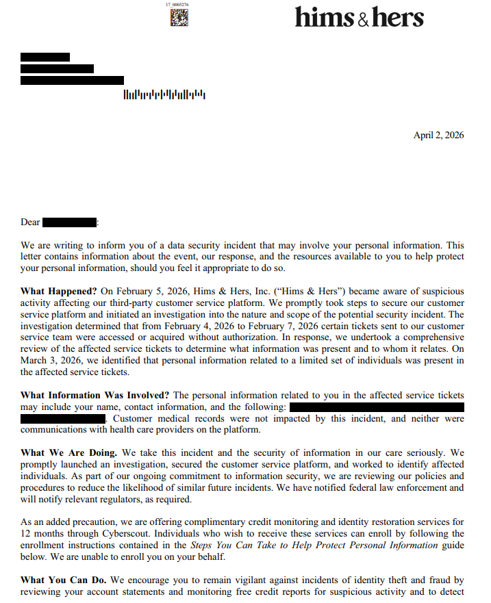 [메타X(MetaX)]헬스케어 플랫폼도 뚫렸다&hellip; Hims & Hers 데이터 유출이 던진 경고